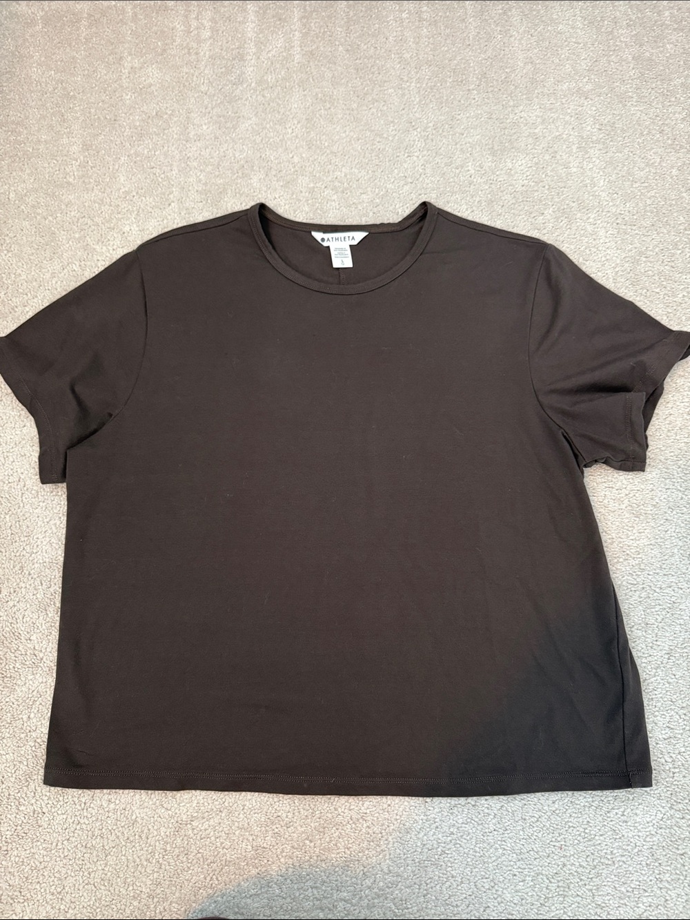 Athleta L brown Favorite Tee